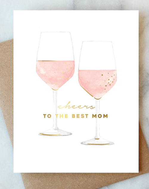 Mom Cheers Greeting Card