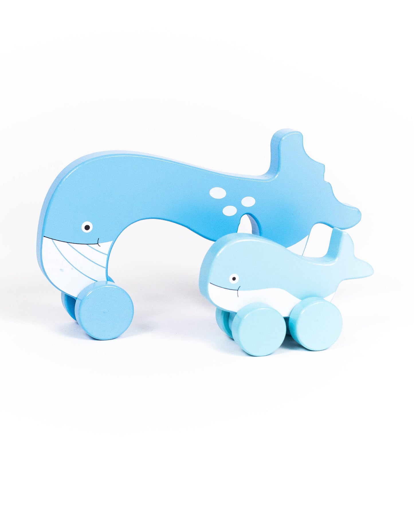 Load image into Gallery viewer, Whale Big &amp;amp; Little Wooden Roller
