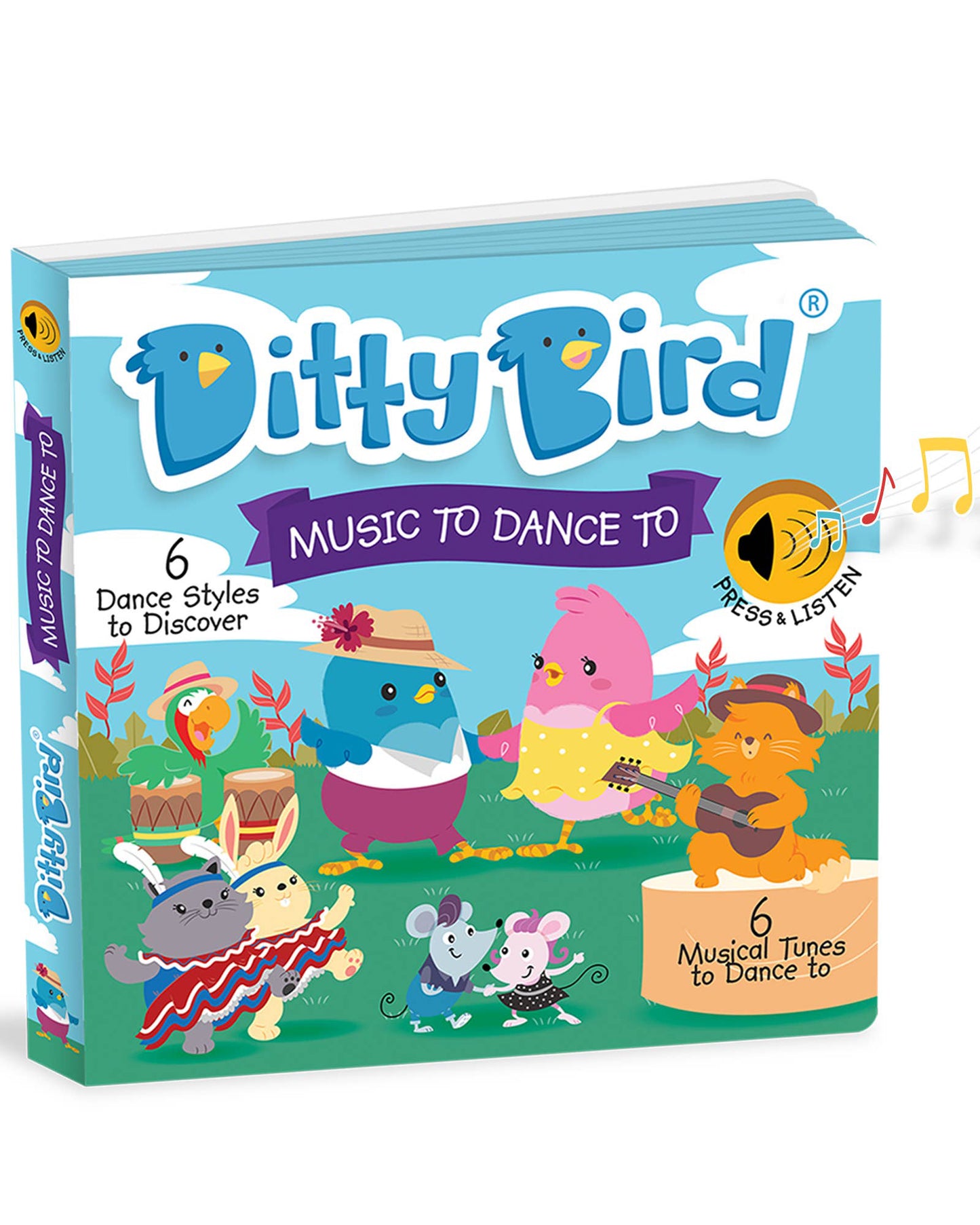 Load image into Gallery viewer, Ditty Bird Music To Dance To Kids Book
