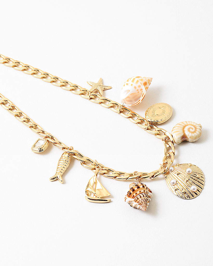 Tide Treasure Charm Necklace