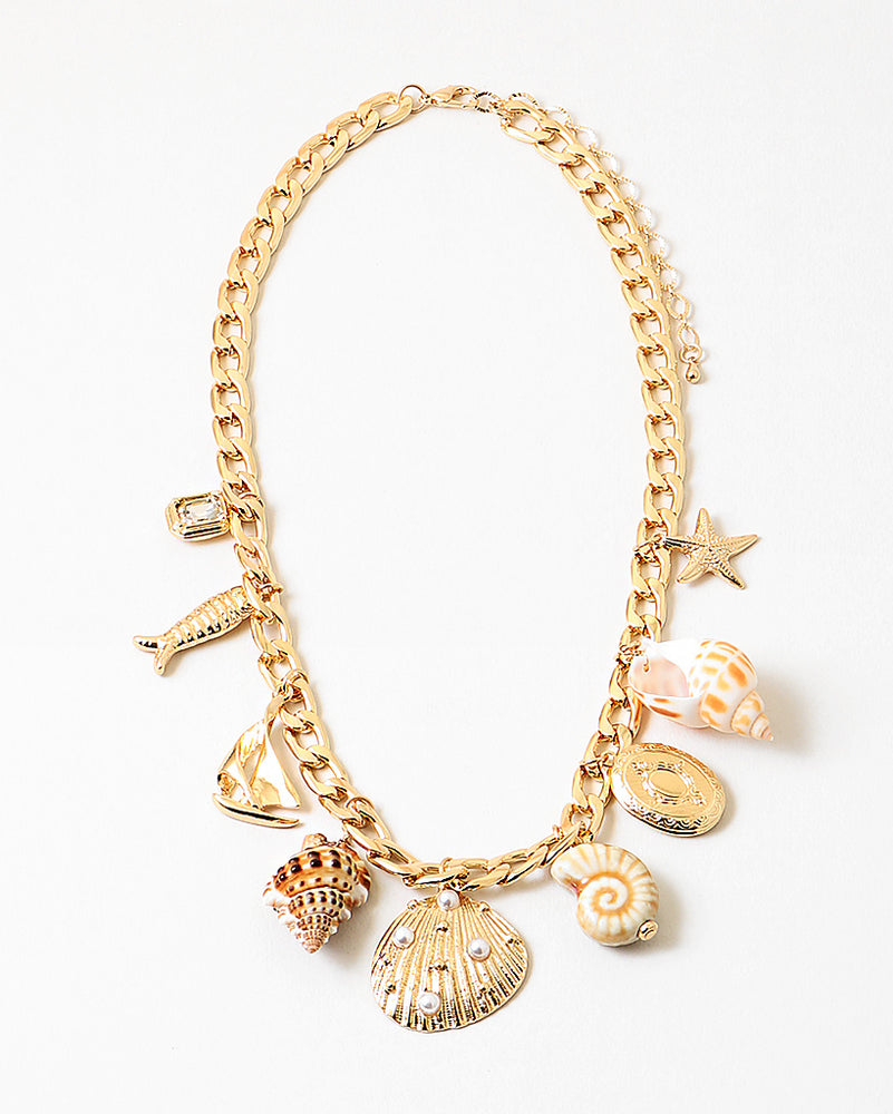 Tide Treasure Charm Necklace