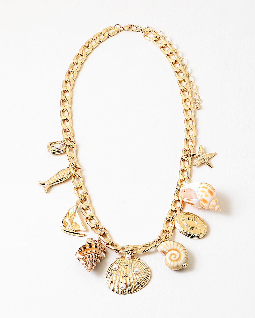 Tide Treasure Charm Necklace