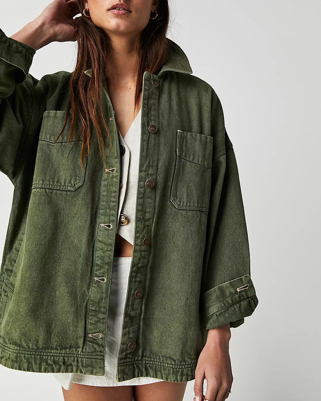 Load image into Gallery viewer, Madison City Twill Jacket by Free People
