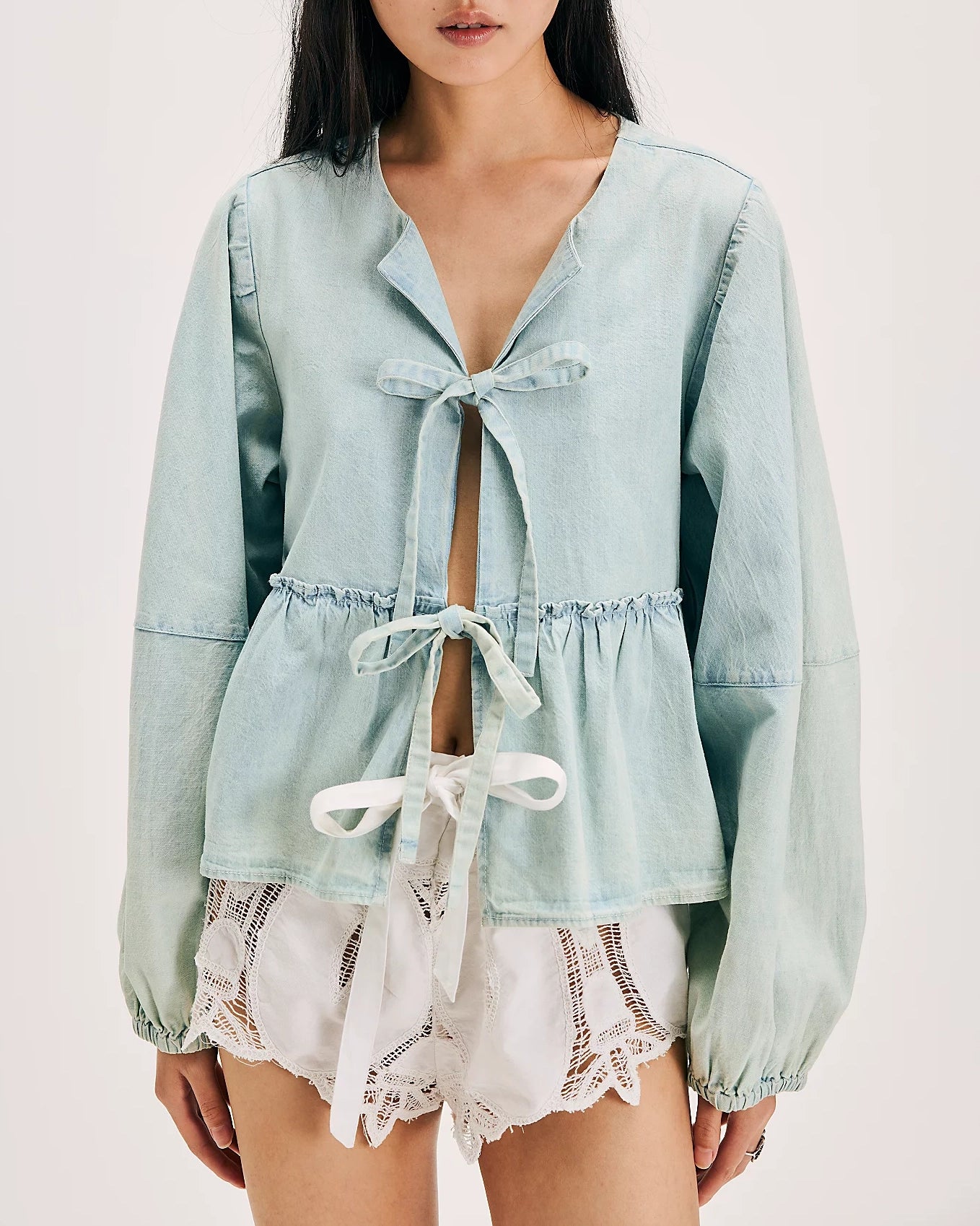 Denim Brunch Babe Top by Free People