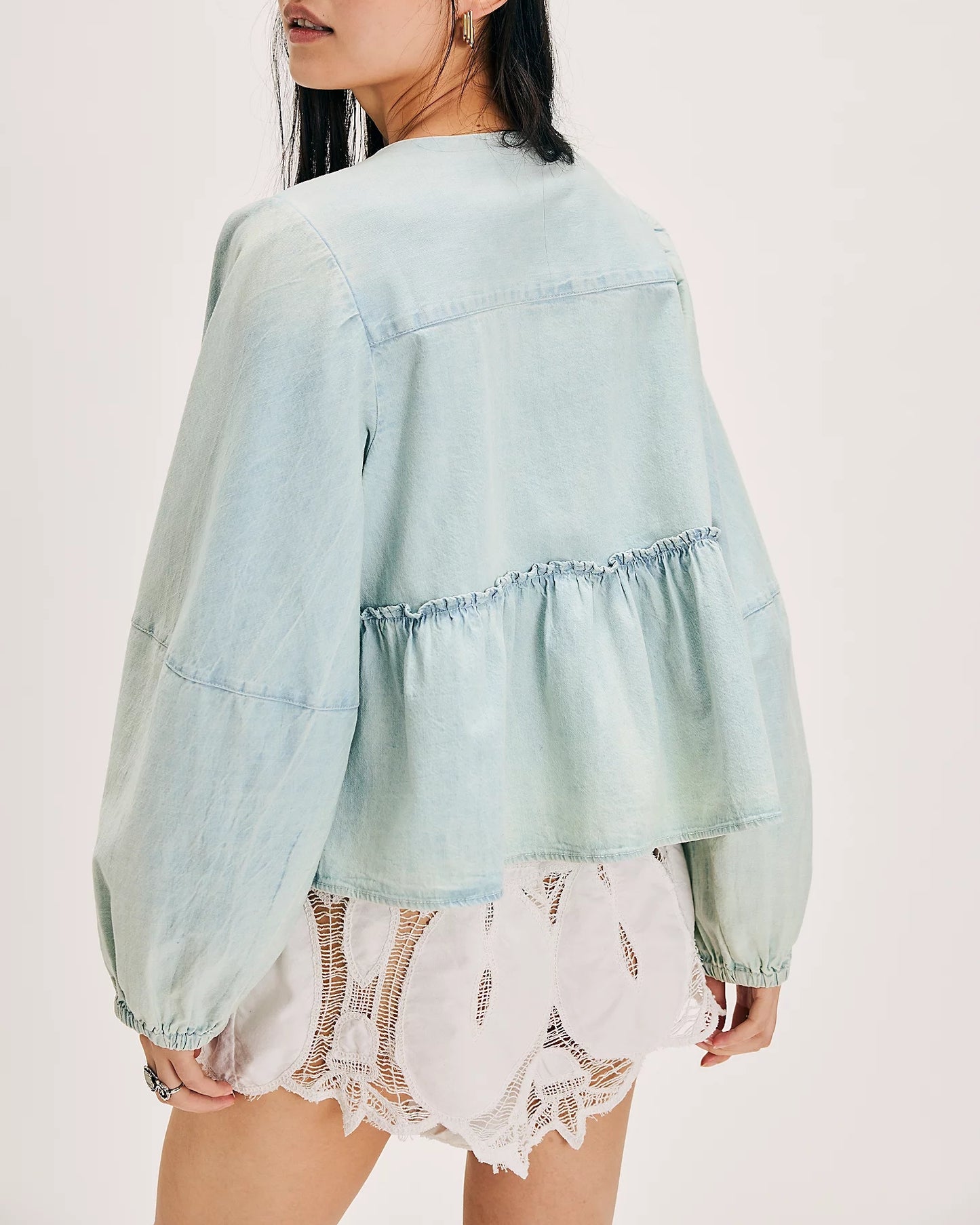 Denim Brunch Babe Top by Free People