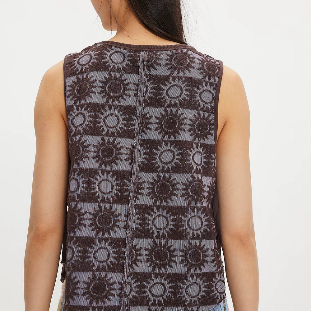 
                  
                    Towel Terry Top - Blue Combo by Free People
                  
                