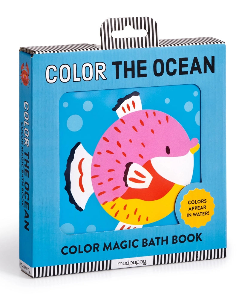 Color the Ocean Color Magic Bath Book