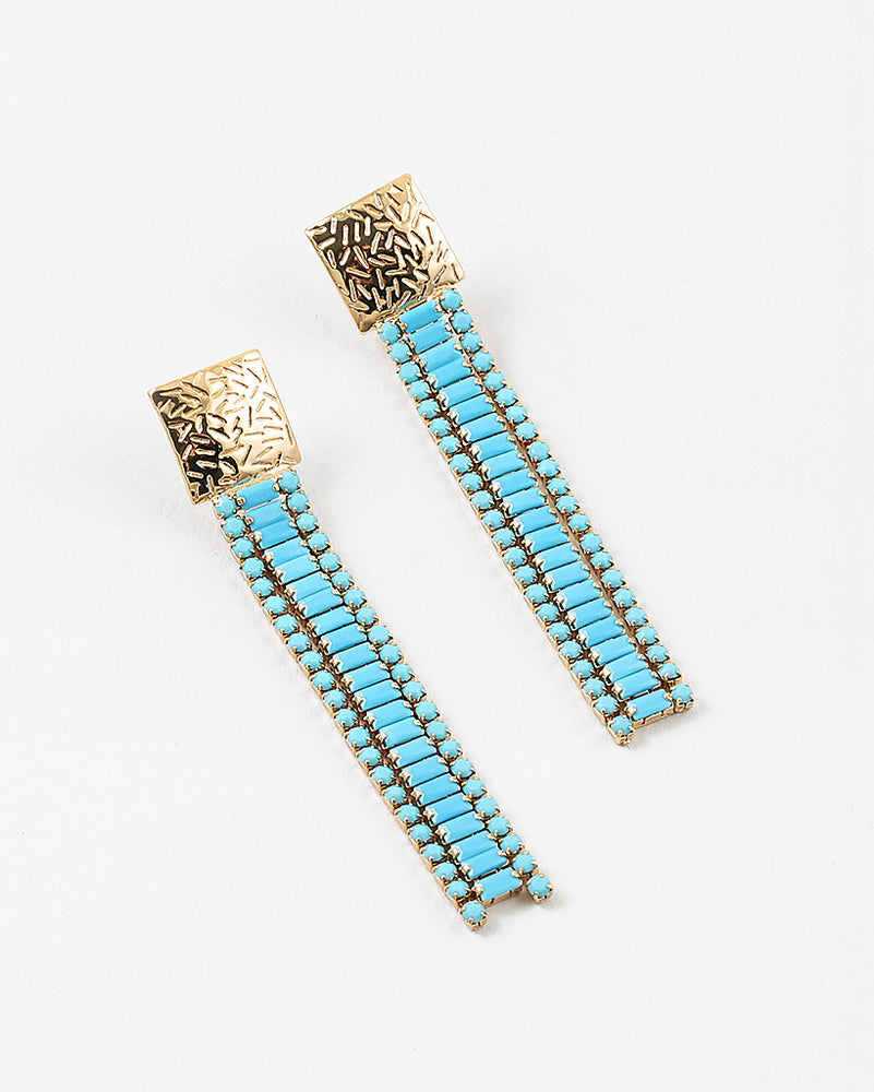 Coastal Nomad Turquoise Earring