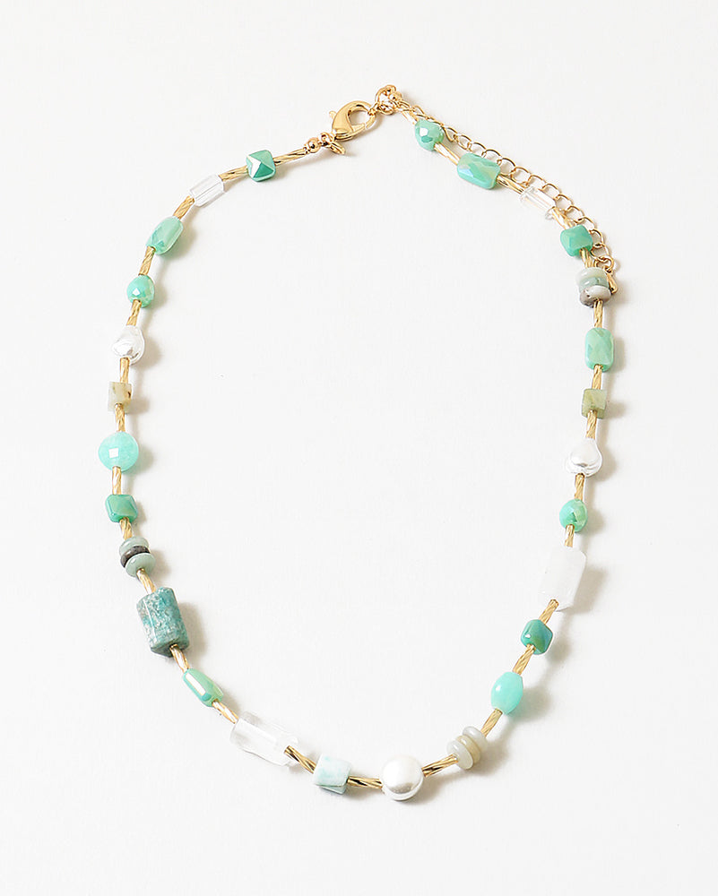 Azure Horizon Strand Necklace