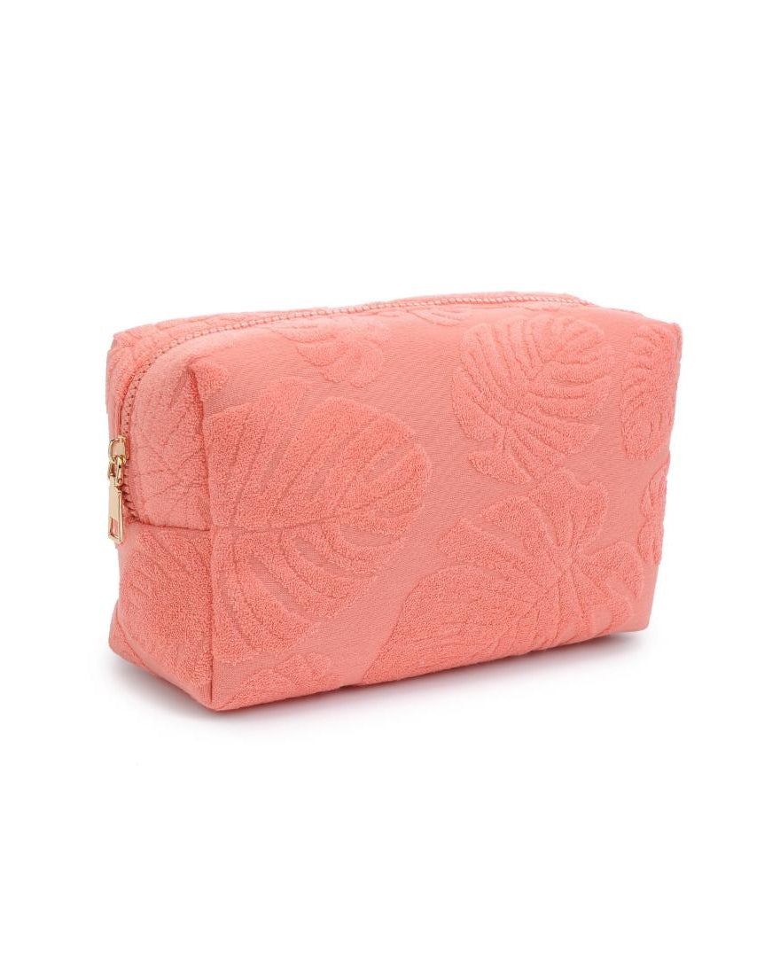 Palm Breeze Peach Terry Bag