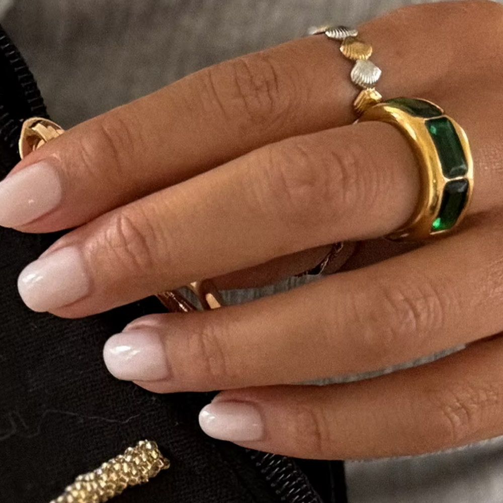 Summer Shell Two-Toned Ring