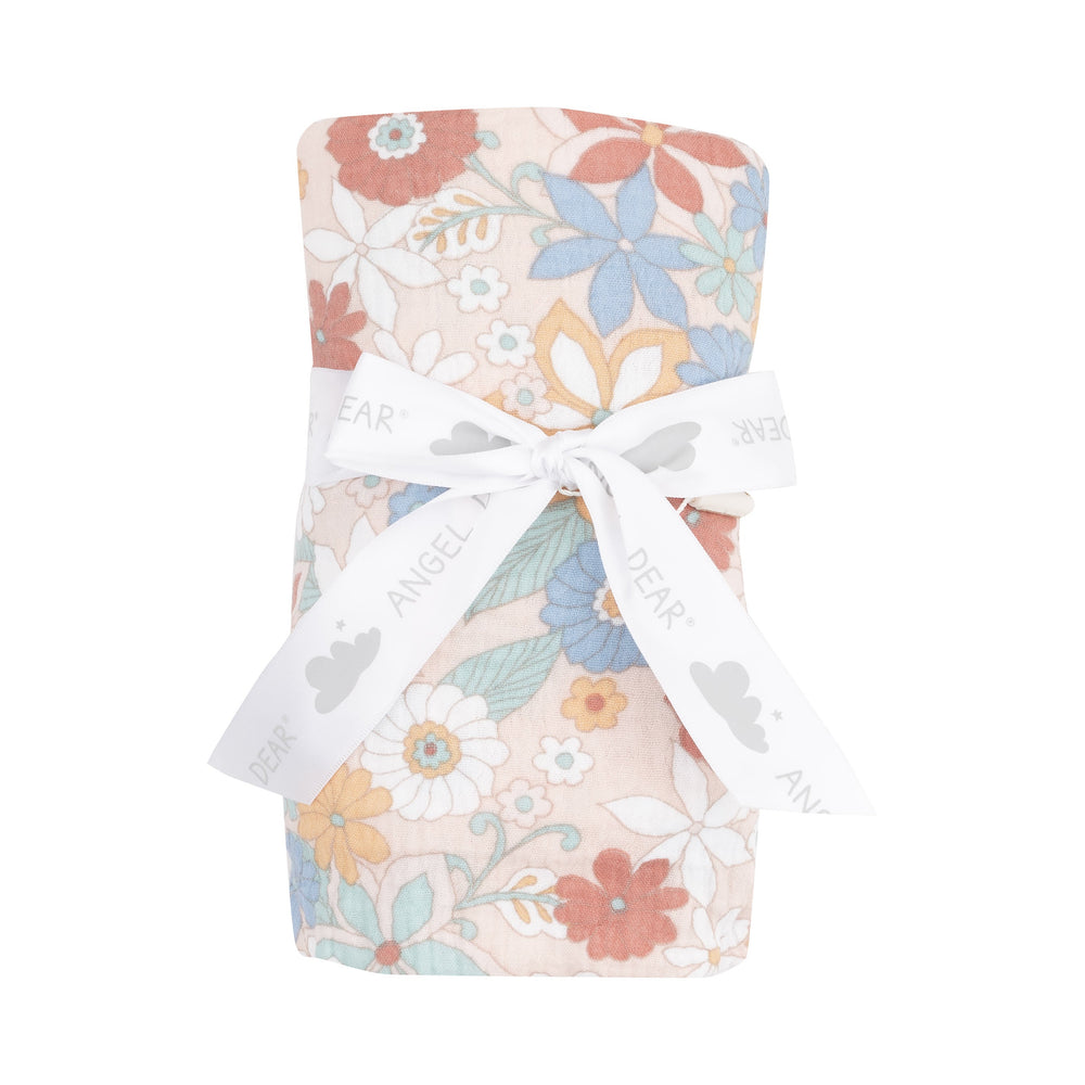 Tropical Retro Floral Swaddle Blanket by Angel Dear