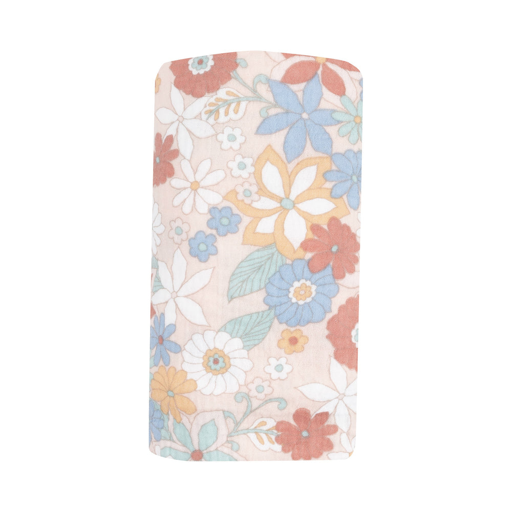 Tropical Retro Floral Swaddle Blanket by Angel Dear