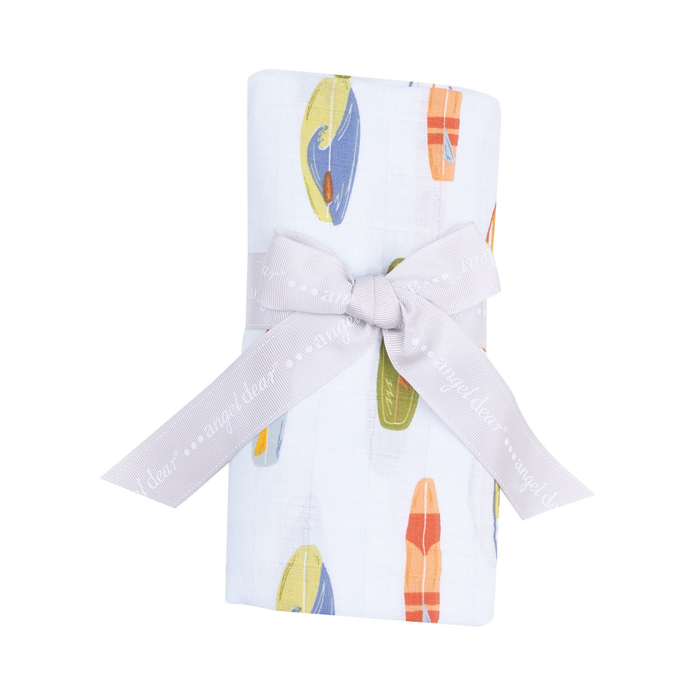 Vintage Surfboards Swaddle Blanket by Angel Dear