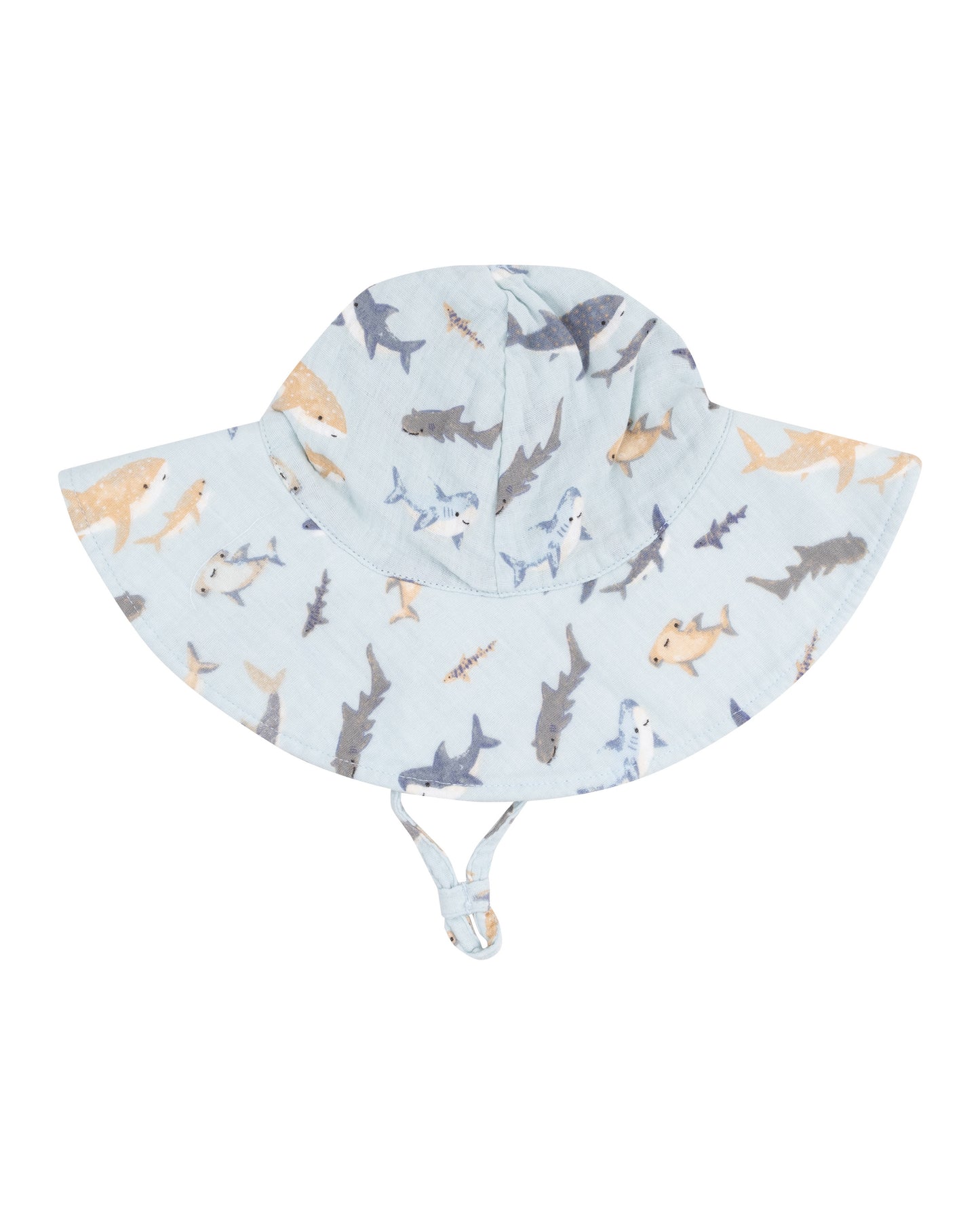 Sharks Wide Brim Sunhat by Angel Dear