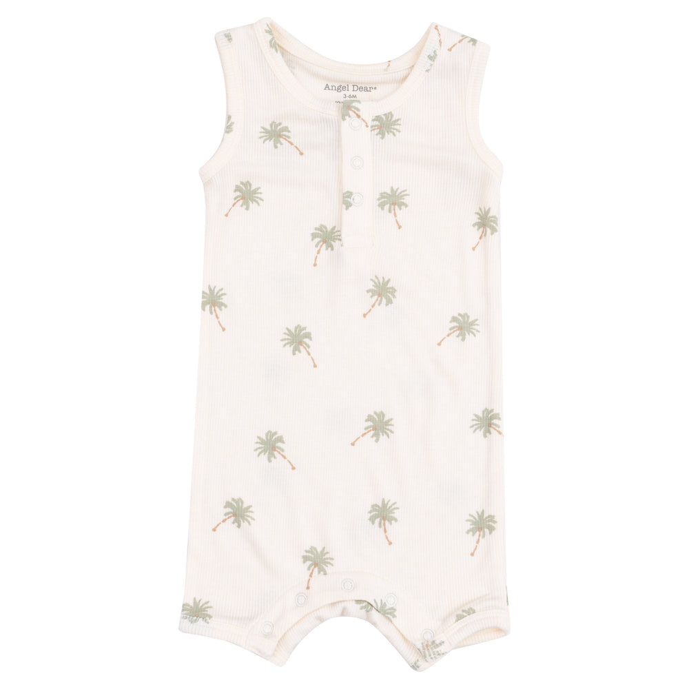 
                  
                    Palm Trees Sleeveless Shortie Romper by Angel Dear
                  
                