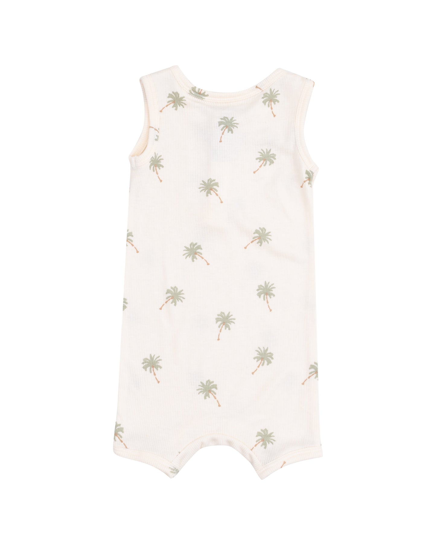 Palm Trees Sleeveless Shortie Romper by Angel Dear