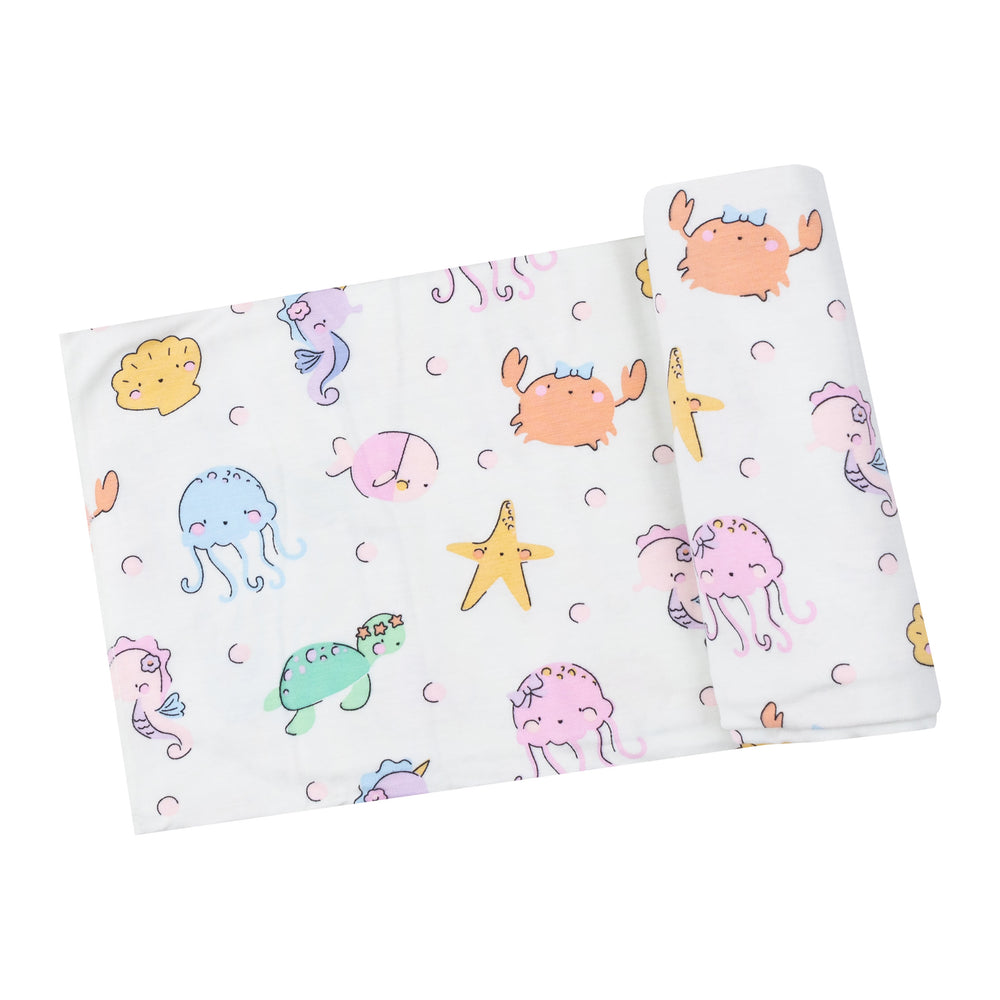 
                  
                    Cutie Sea Creatures Swaddle Blanket by Angel Dear
                  
                