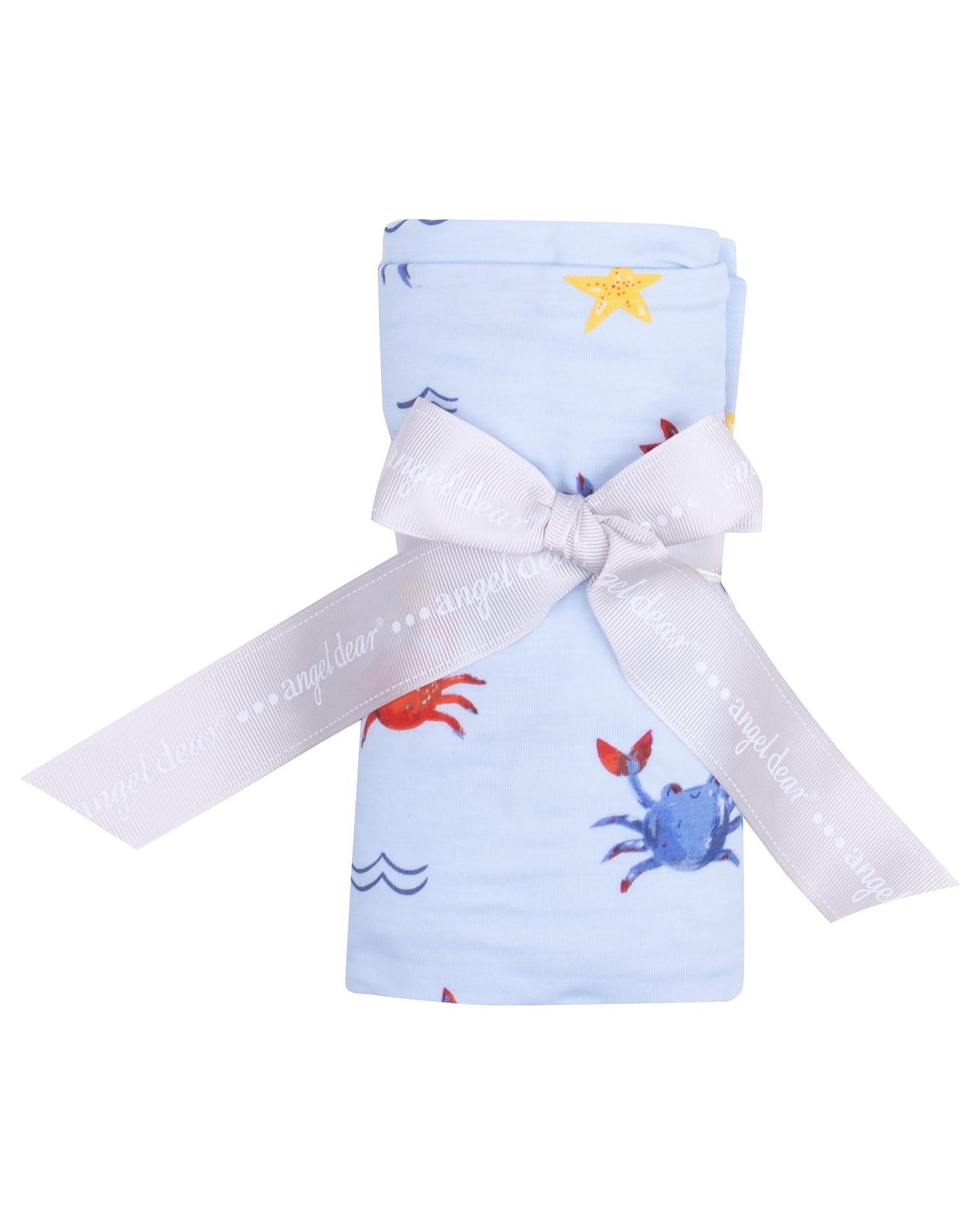 Crayon Crabs Swaddle Blanket by Angel Dear