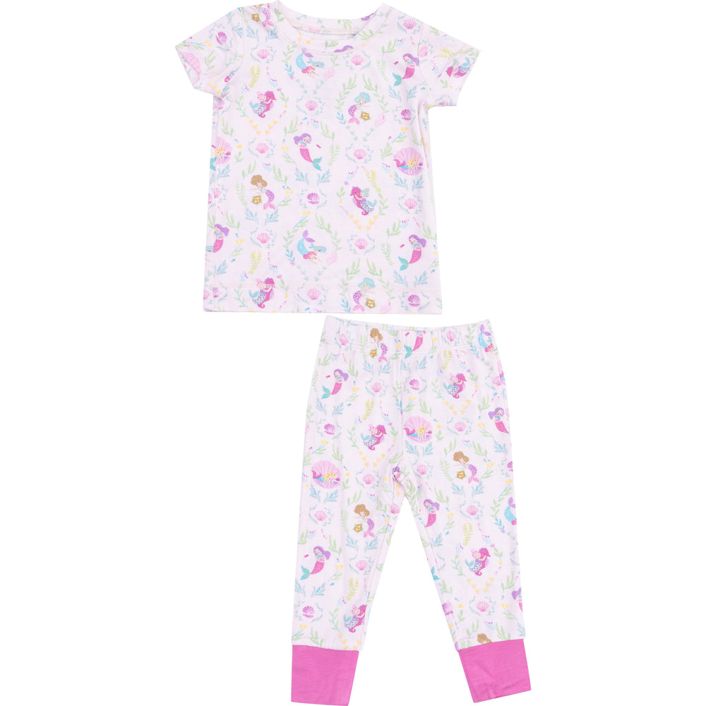 Mermaids Short Sleeve Loungewear Set by Angel Dear