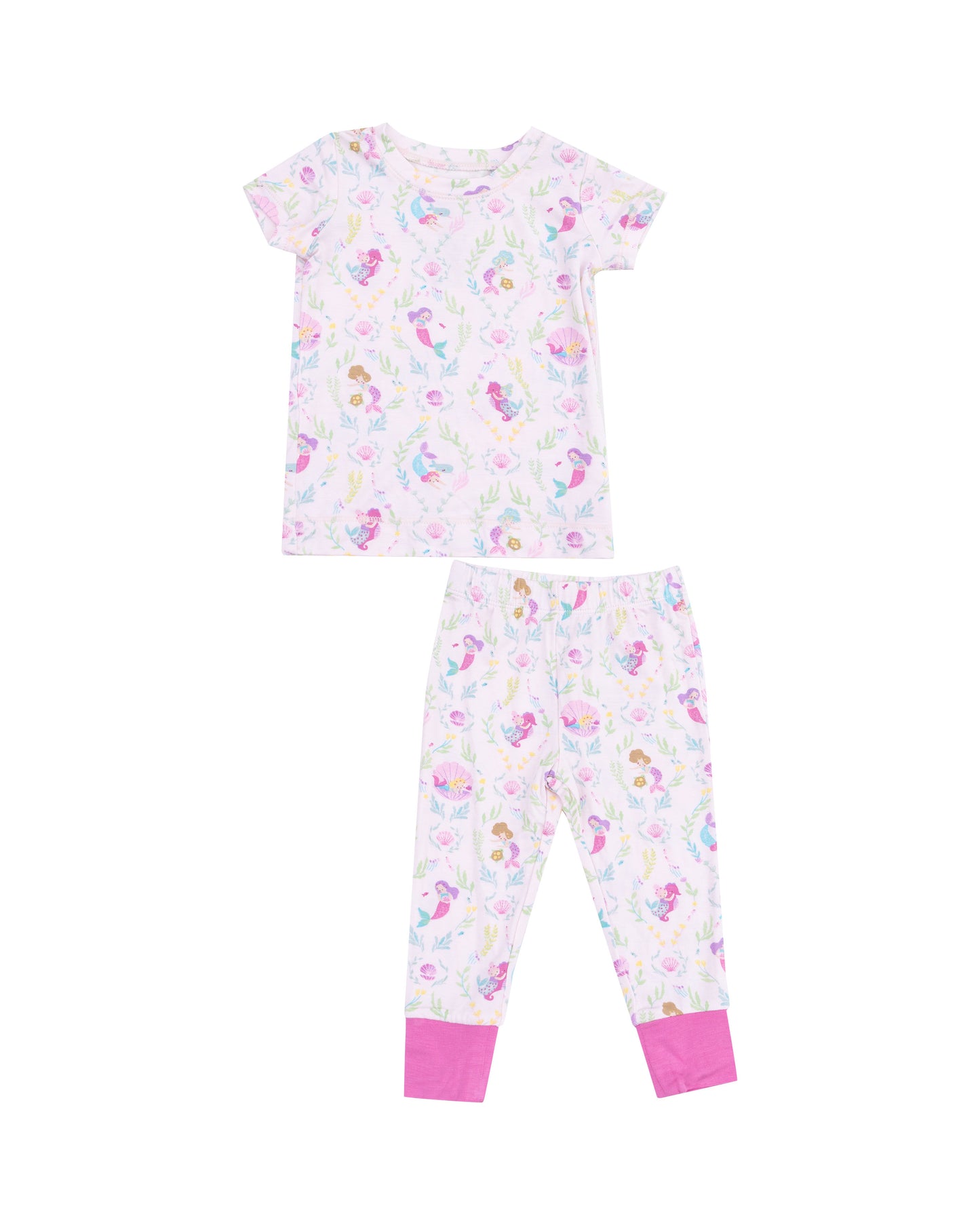 Mermaids Short Sleeve Loungewear Set by Angel Dear