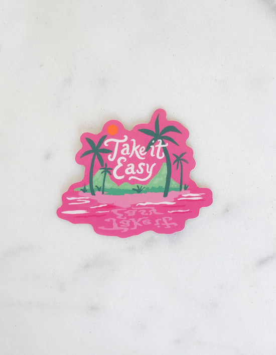 Load image into Gallery viewer, Take It Easy Island Sticker
